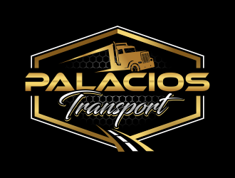 Palacios Transport  logo design by ingepro