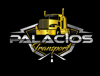 Palacios Transport  logo design by scriotx
