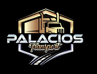 Palacios Transport  logo design by Suvendu