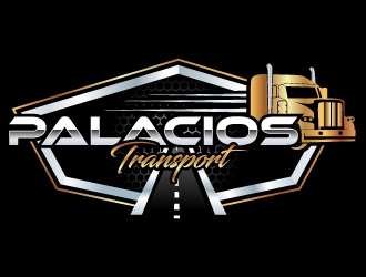 Palacios Transport  logo design by uttam