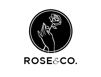 Rose Co. logo design by SOLARFLARE