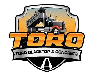 Toro Blacktop & Concrete logo design by Suvendu