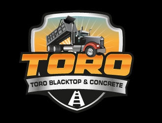 Toro Blacktop & Concrete logo design by Suvendu