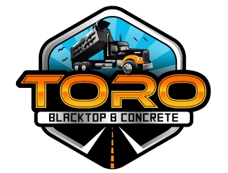 Toro Blacktop & Concrete logo design by Suvendu