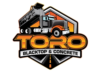 Toro Blacktop & Concrete logo design by DreamLogoDesign