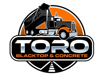 Toro Blacktop & Concrete logo design by DreamLogoDesign
