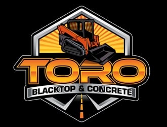 Toro Blacktop & Concrete logo design by DreamLogoDesign