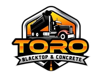 Toro Blacktop & Concrete logo design by DreamLogoDesign