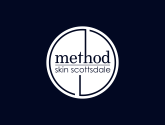 method skin scottsdale logo design by checx