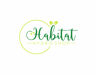 Habitat Hydro Shop logo design by checx