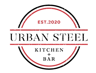 Urban Steel Kitchen   Bar logo design by Erasedink
