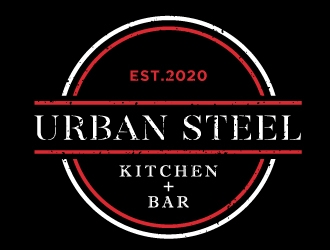 Urban Steel Kitchen   Bar logo design by Erasedink