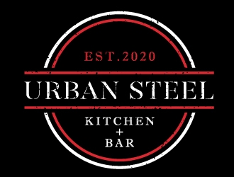 Urban Steel Kitchen   Bar logo design by Erasedink