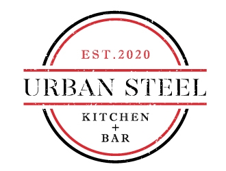 Urban Steel Kitchen   Bar logo design by Erasedink