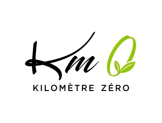 Km 0        Kilomètre zéro logo design by dibyo