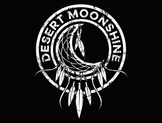 Desert Moonshine logo design by Cekot_Art
