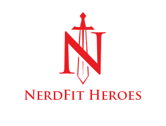NerdFit Heroes logo design by BeDesign