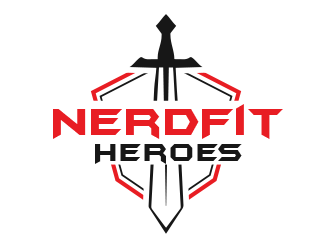 NerdFit Heroes logo design by BeDesign