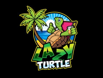lazy turtle  logo design by LogoInvent