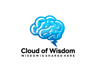 Cloud of Wisdom logo design by Gwerth