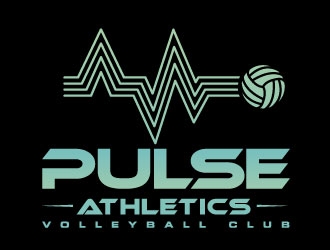 Pulse Athletics Volleyball Club logo design by design_brush