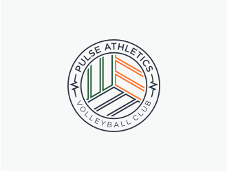 Pulse Athletics Volleyball Club logo design by Susanti