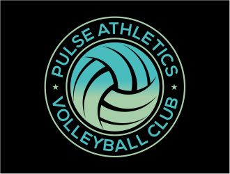 Pulse Athletics Volleyball Club logo design by cintoko