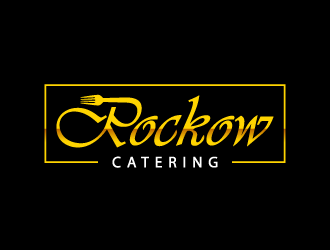 Rockow Catering logo design by ORPiXELSTUDIOS