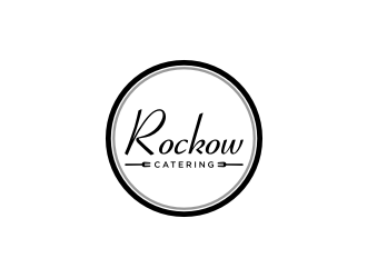 Rockow Catering logo design by sodimejo