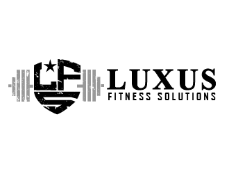 Luxus Fitness Solutions logo design by THOR_