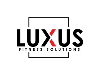 Luxus Fitness Solutions logo design by REDCROW