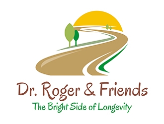 Dr. Roger & Friends: The Bright Side of Longevity  logo design by gitzart