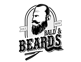Bald & Beards logo design by ProfessionalRoy