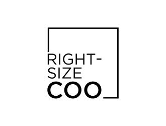 Right-Size COO logo design by p0peye