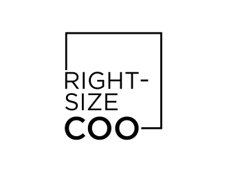 Right-Size COO logo design by p0peye