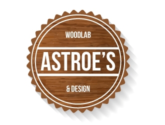 Astroes WoodLab & Design logo design by Frenic