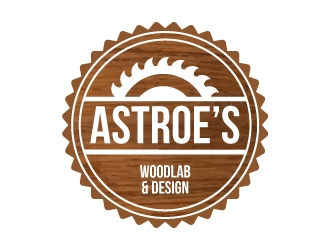 Astroes WoodLab & Design logo design by Frenic