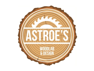 Astroes WoodLab & Design logo design by Frenic