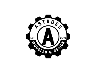 Astroes WoodLab & Design logo design by keylogo