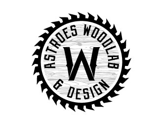 Astroes WoodLab & Design logo design by daywalker