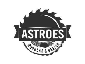 Astroes WoodLab & Design logo design by akhi