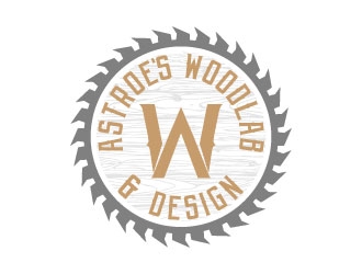 Astroes WoodLab & Design logo design by daywalker