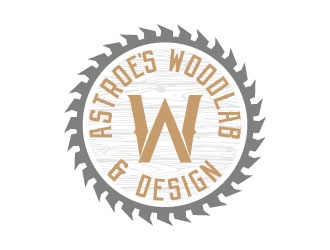 Astroes WoodLab & Design logo design by daywalker