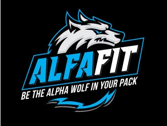 Alfafit logo design by Conception