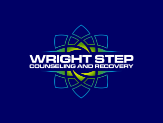 Wright Step Counseling and Recovery logo design by pakNton