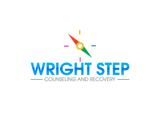 Wright Step Counseling and Recovery logo design by aryamaity