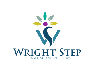 Wright Step Counseling and Recovery logo design by qqdesigns