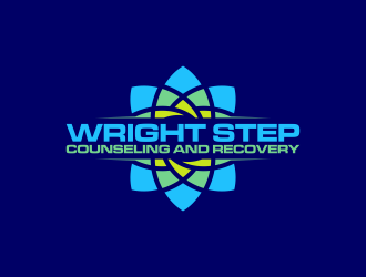Wright Step Counseling and Recovery logo design by pakNton