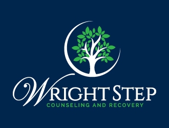 Wright Step Counseling and Recovery logo design by jaize