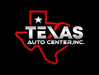 Texas Auto Center, Inc. logo design by Benok
